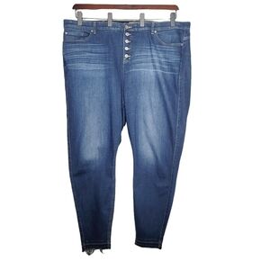 Torrid Bombshell Skinny Button Fly Jeans